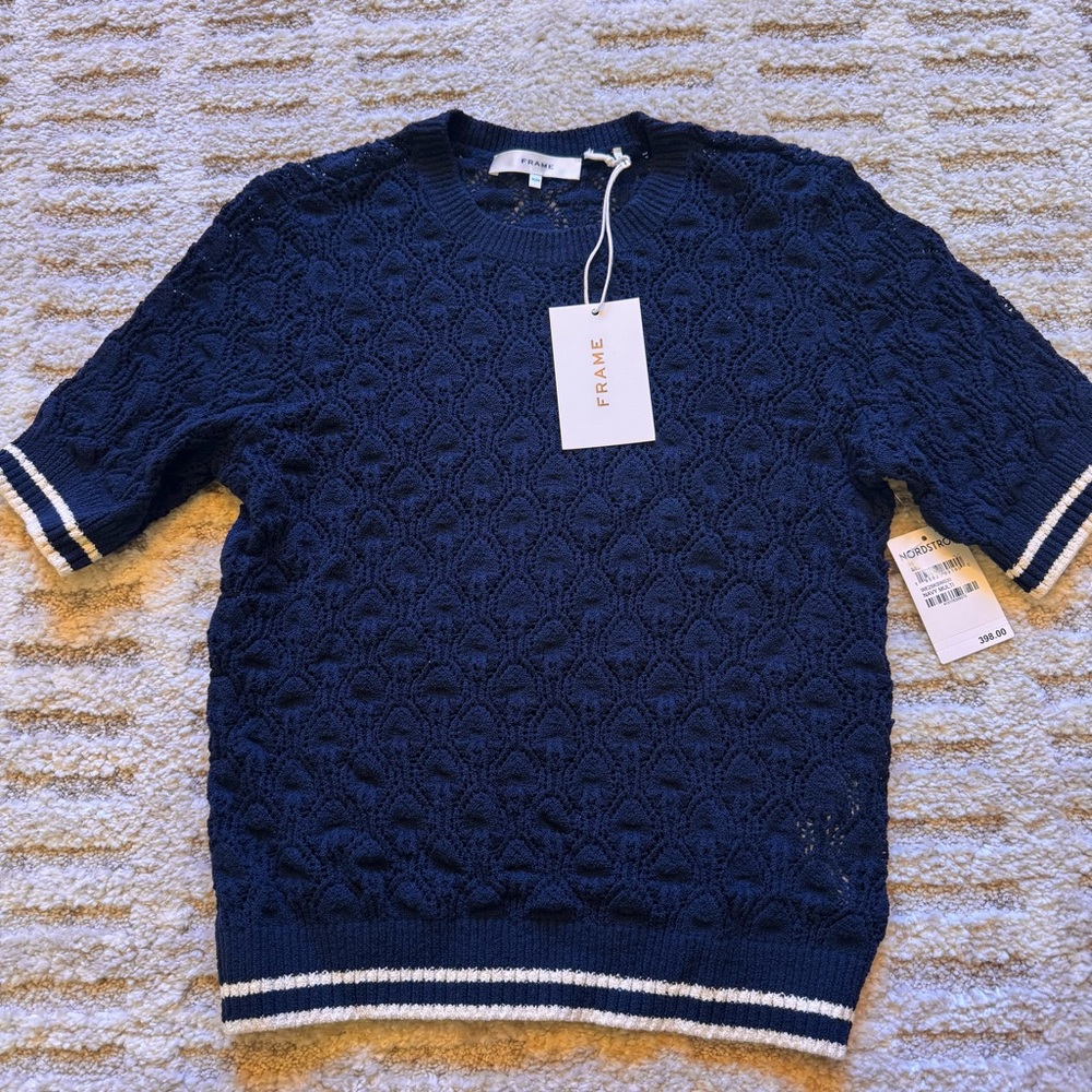 Frame Denim Medium Sweater Rookie Crewneck Style BNWT $398 MSRP - Picture 4 of 8